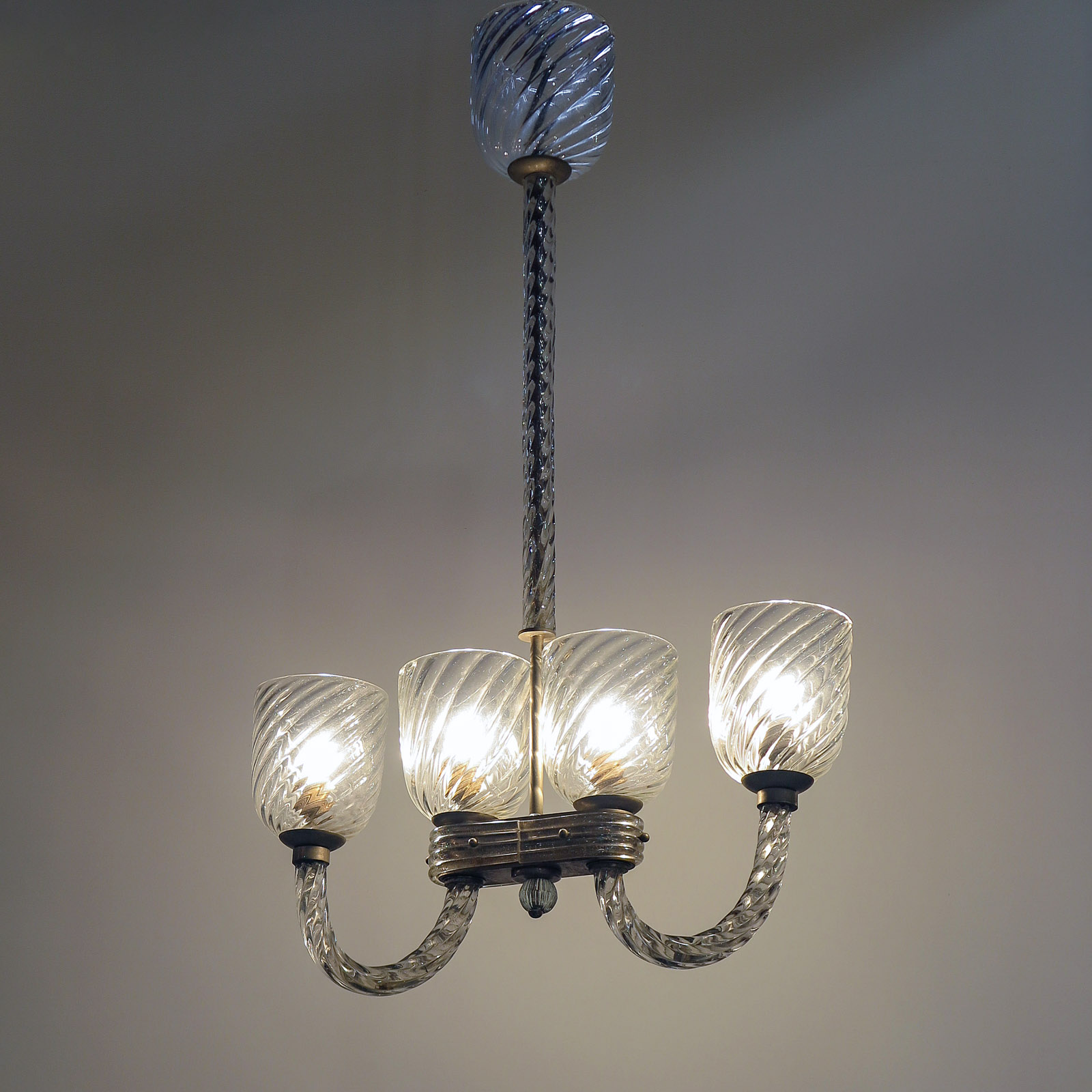 Barovier Four Shade Chandelier AA 2