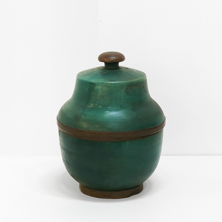 Italian Ceramic Lidded Vessel