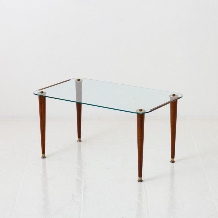 Italian Glass Coffee Table