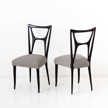 Italian Lacquered Side Chairs