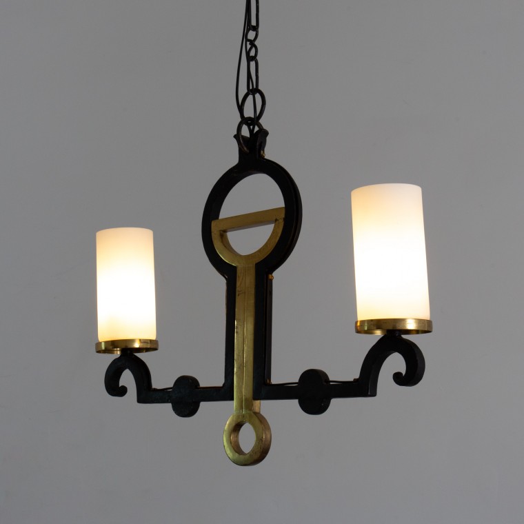 Italian Wrought Iron Chandelier