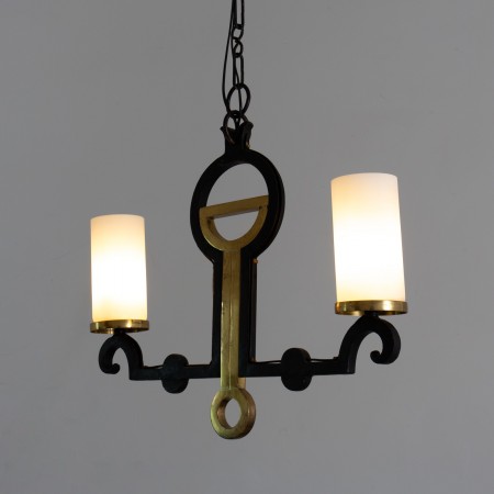 Italian Wrought Iron Chandelier