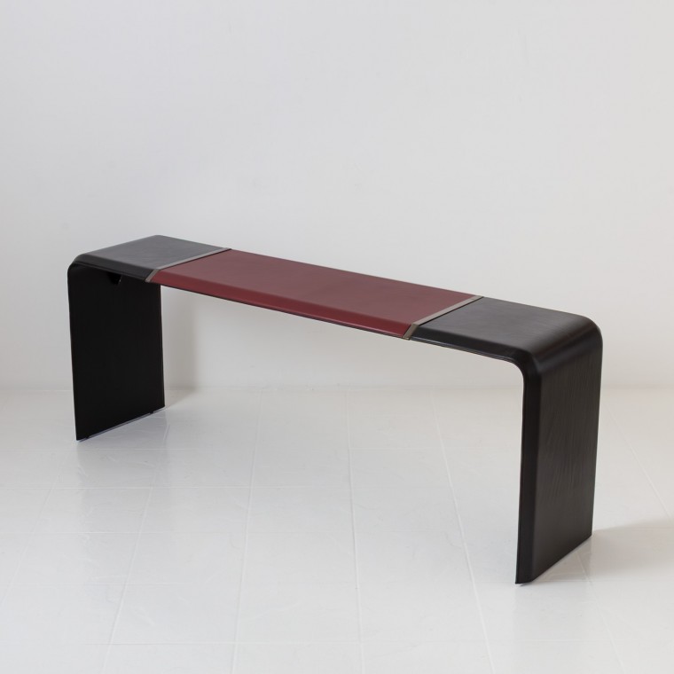 Leather Console by Matteo Grassi