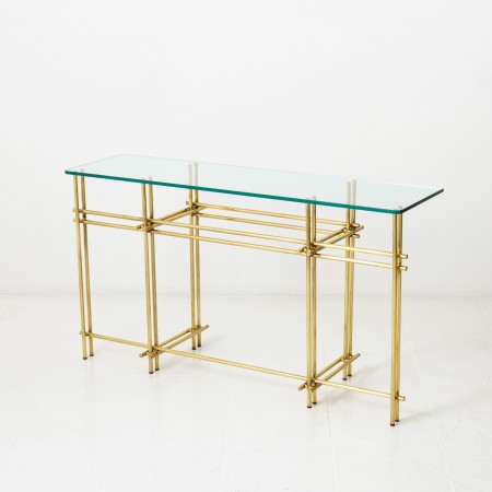 Brass Console by Renato Zevi